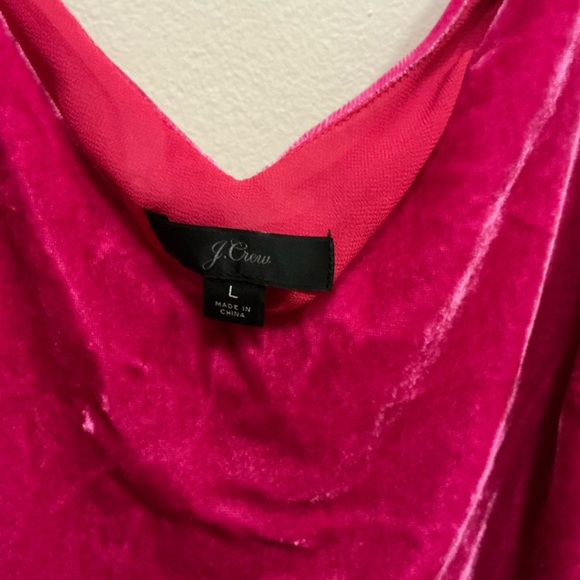 J. Crew Pink Velvet Camisole - Picture 3 of 3